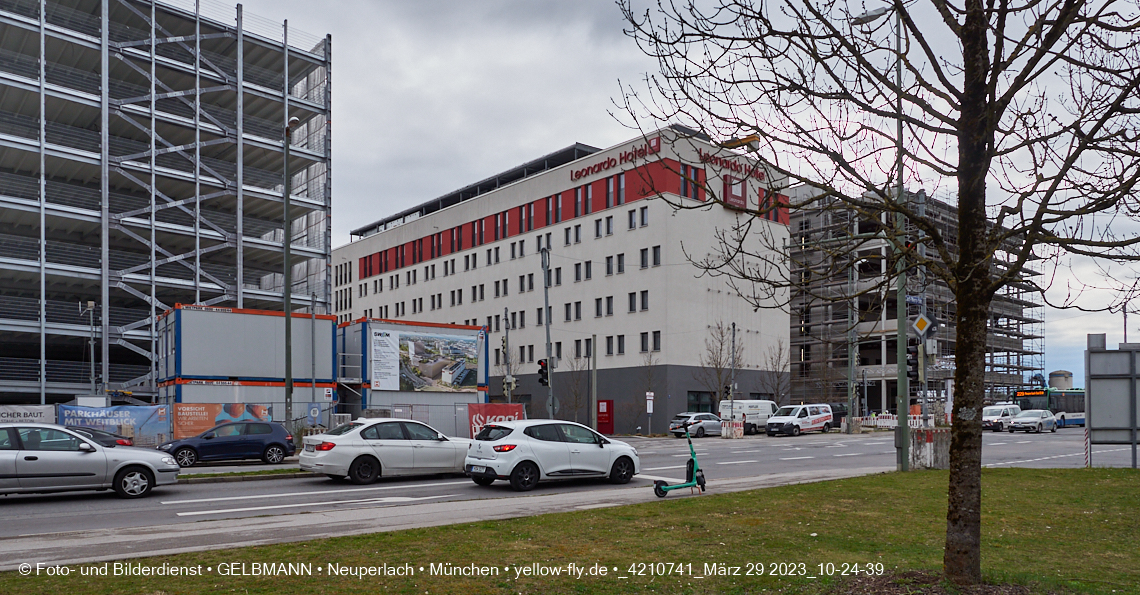 29.03.2023 - Baustelle REVO und Umgebung in Neuperlach